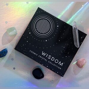 Anthropologie Geocentral Wisdom Cosmic Crystal Collection Box 5 Stone & Cards